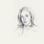 «Η Αndrea Epstein» Μολύβι σε χαρτί, 42Χ30 εκ. (2007)